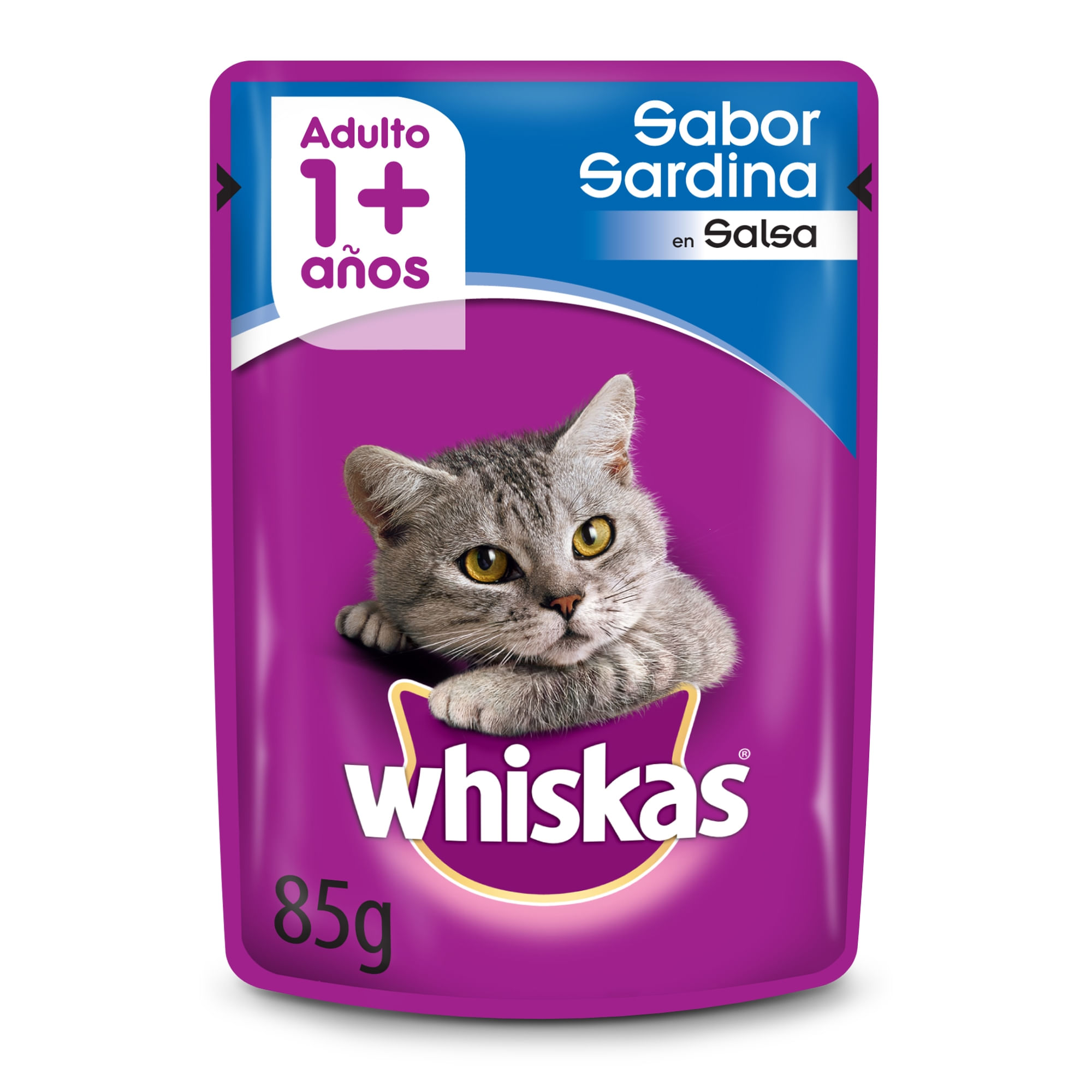 Whiskas Alimento Para Gatos Sardina 85Gr