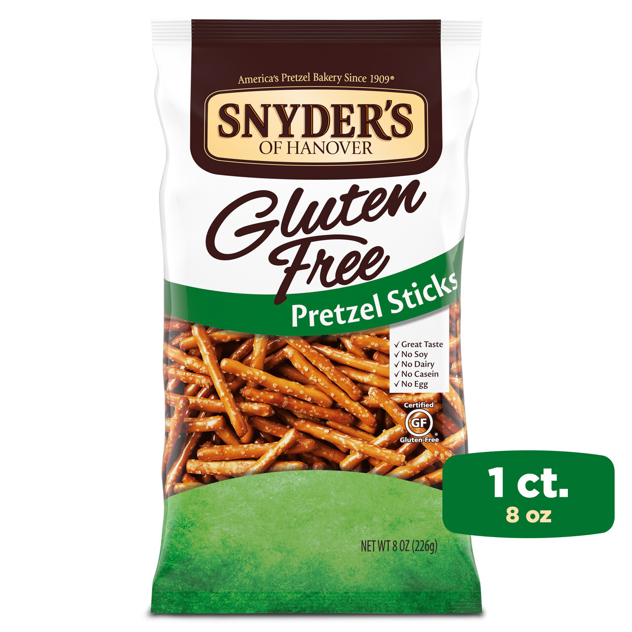 Snyder's of Hanover S Pretzels Gluten Free Pretzel Sticks 8 Oz