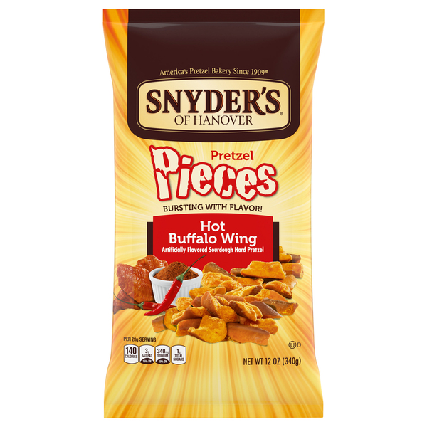 Snyder's of Hanover Pretzel Pieces Hot Buffalo Wing 12oz Bag