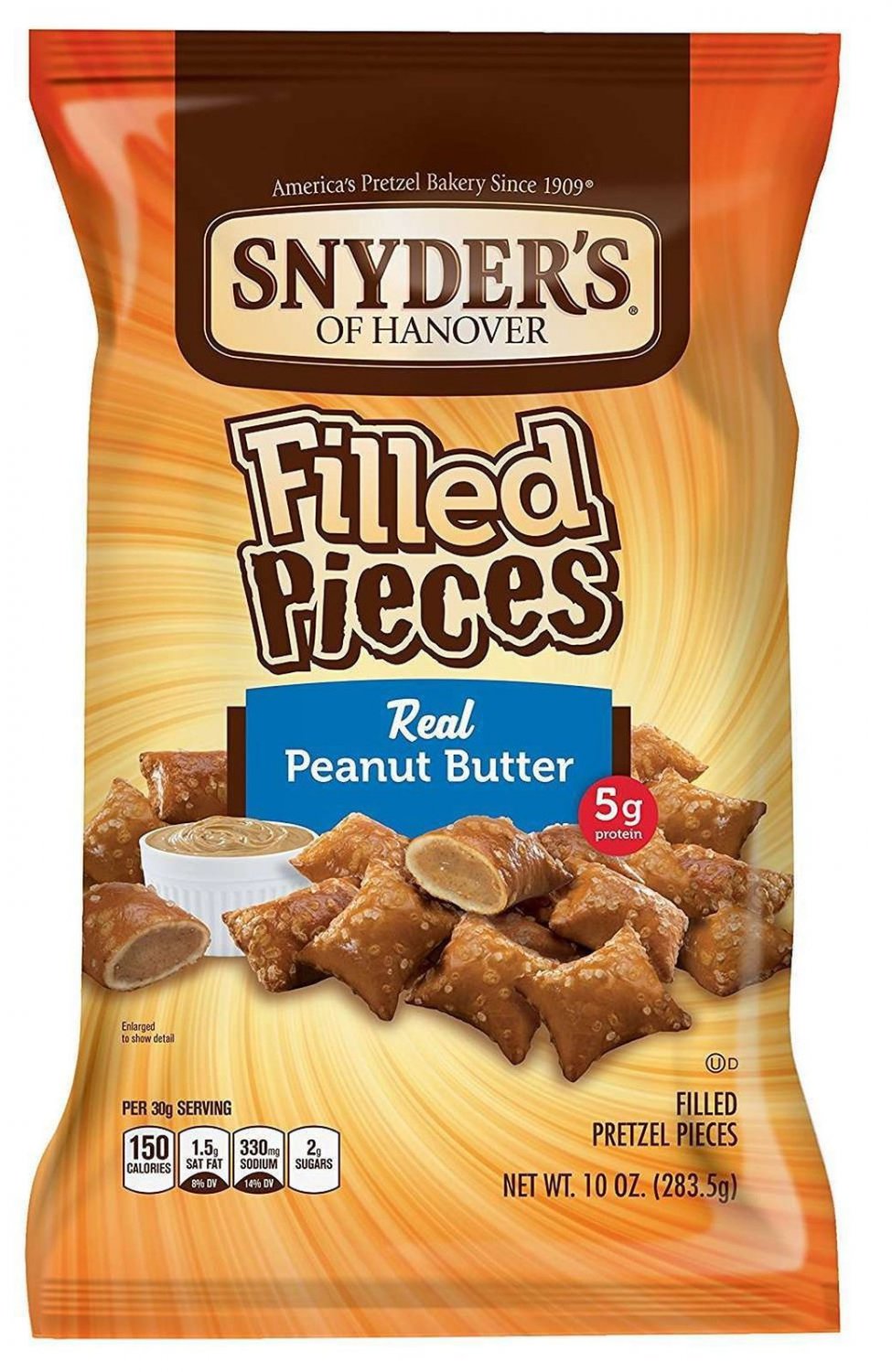 Snyder's of Hanover Peanut Butter Filled Pretzel Pieces - 10oz