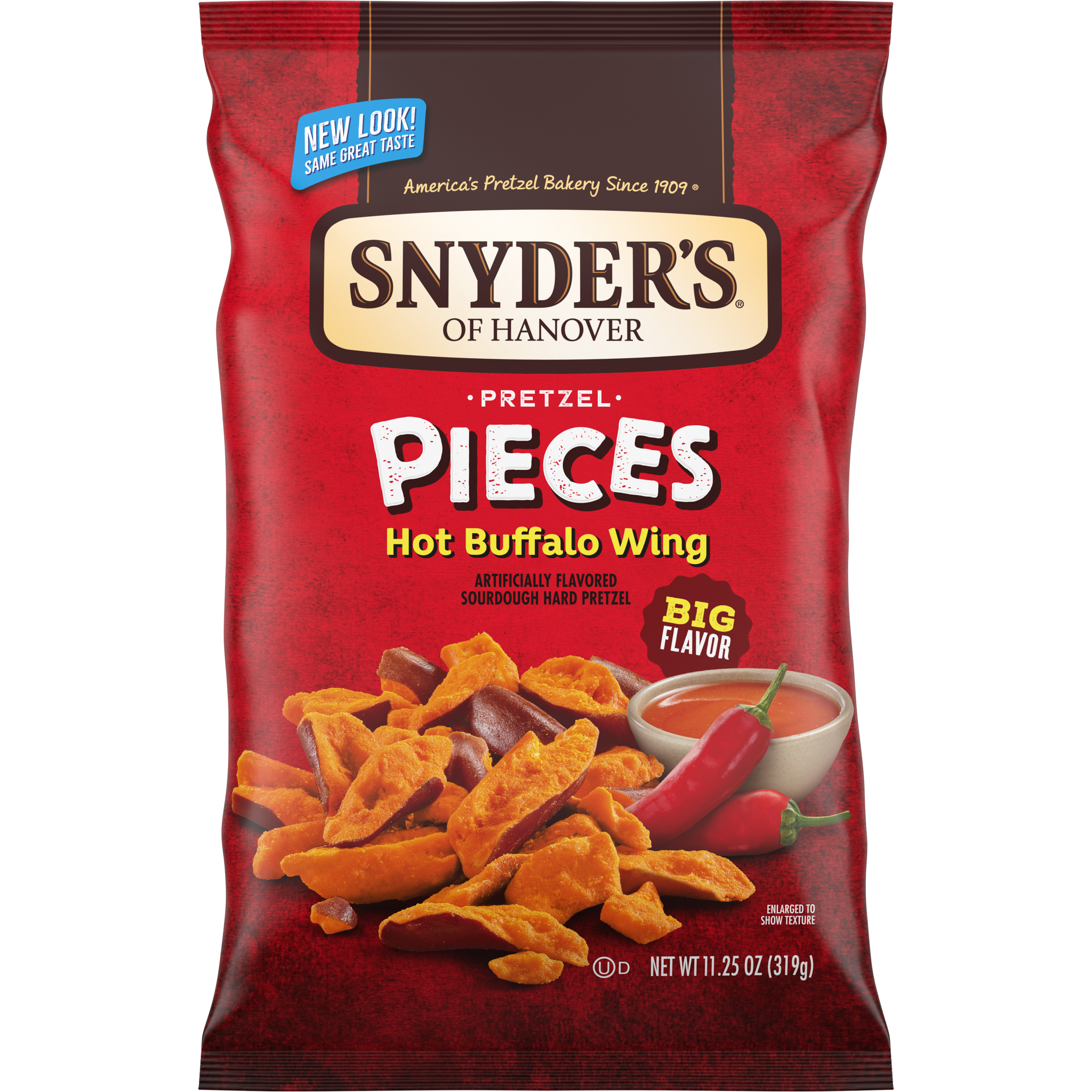 Snyder's of Hanover Pretzel Pieces Hot Buffalo Wing - 11.25oz