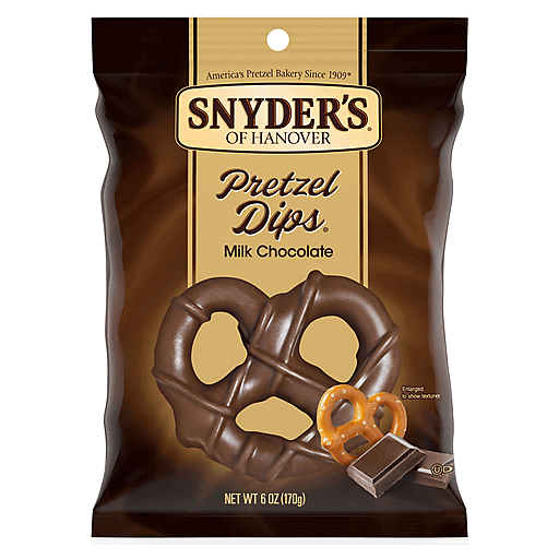 Snyder's of Hanover Pretzel Dips Milk Chocolate Covered Pretzels