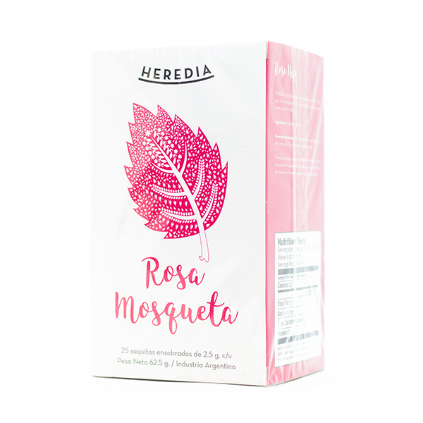 Heredia Té Rosa Mosqueta 25U