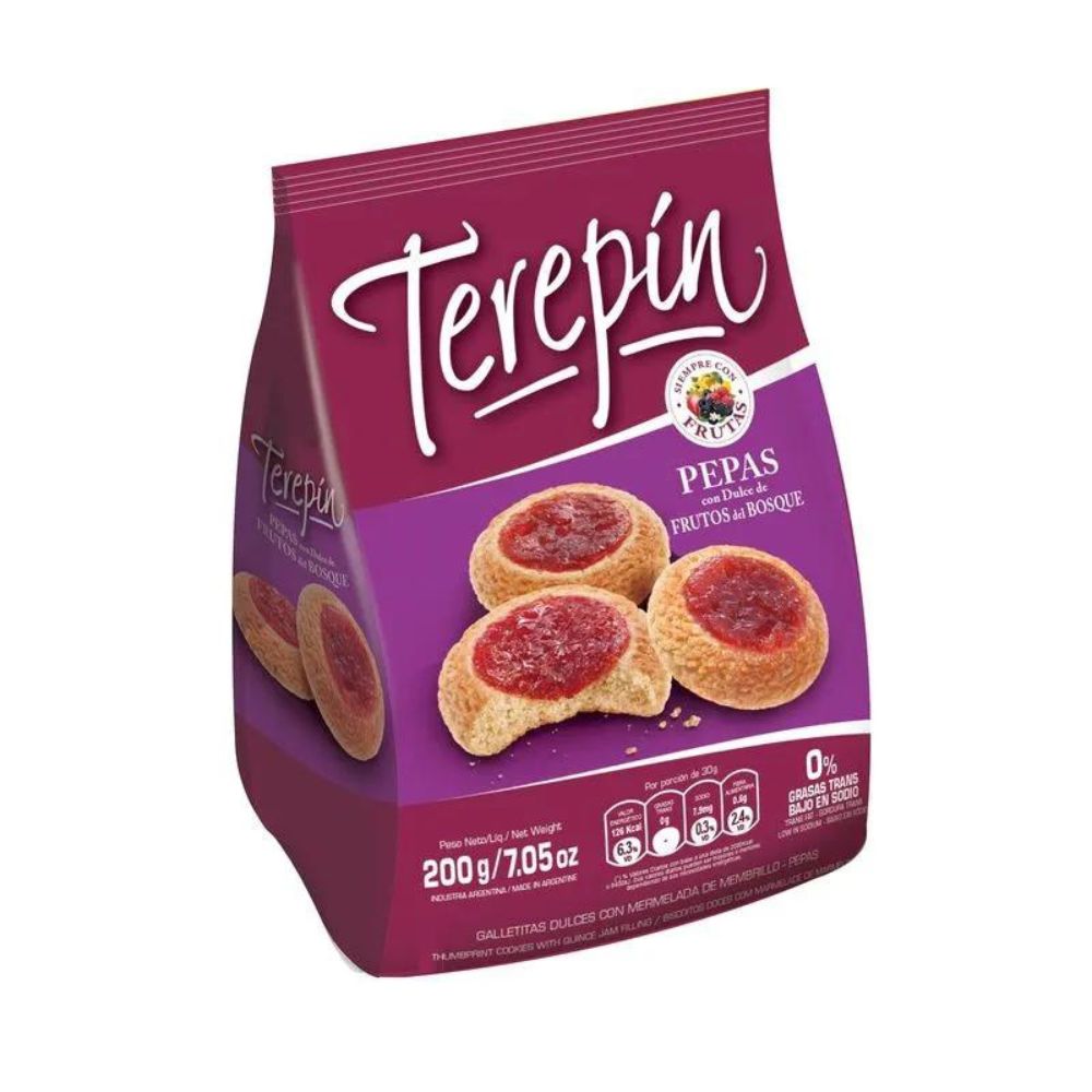Terepín Galletitas Pepas Frutos Del Bosque Terepin 300gr