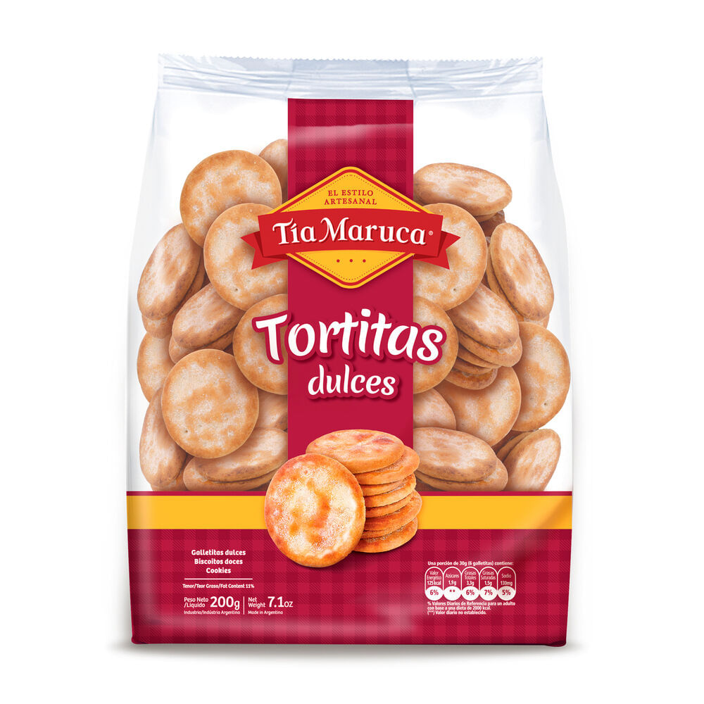 Tia Maruca Galletitas Tía Tortitas Dulces 200 G