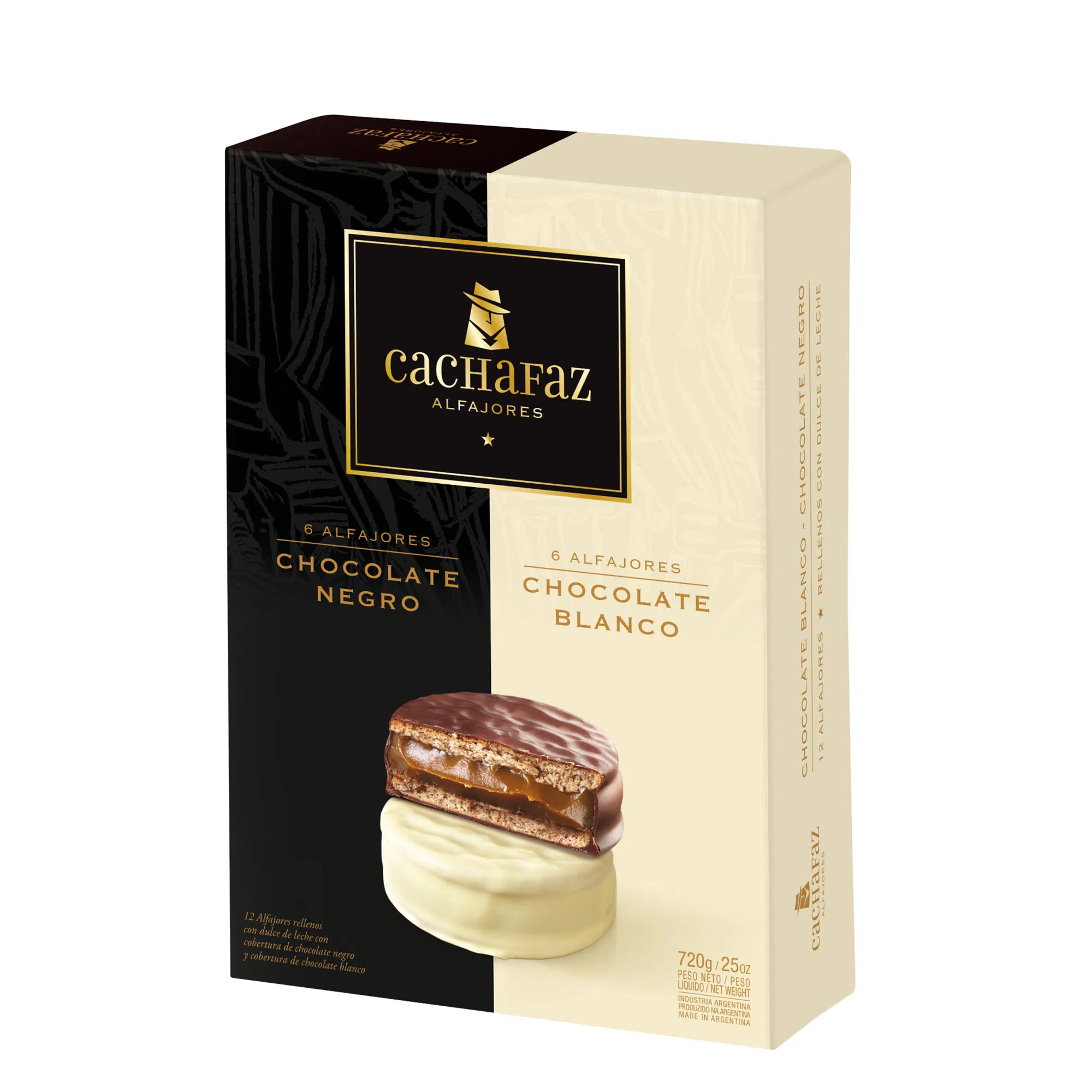 Cachafaz Alfajores Mixto 12 U