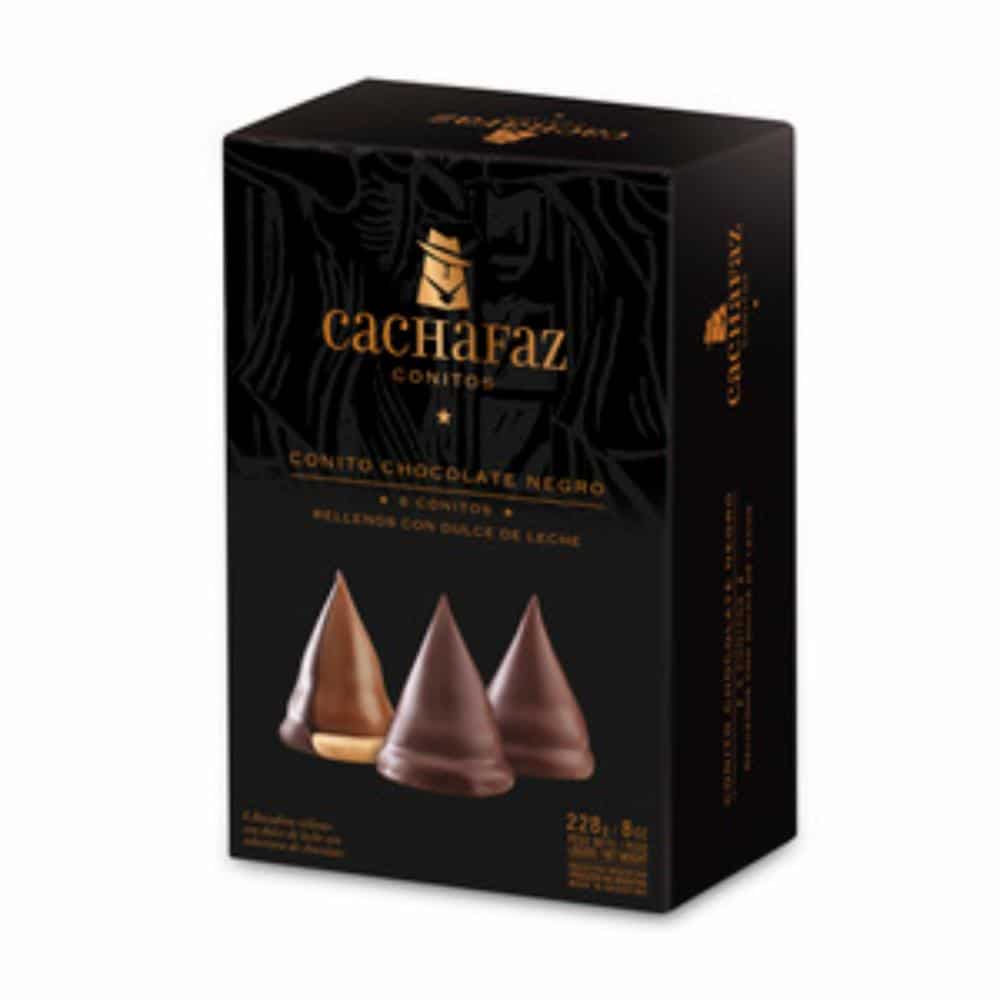 Cachafaz Conitos De Chocolate Negro 6 U