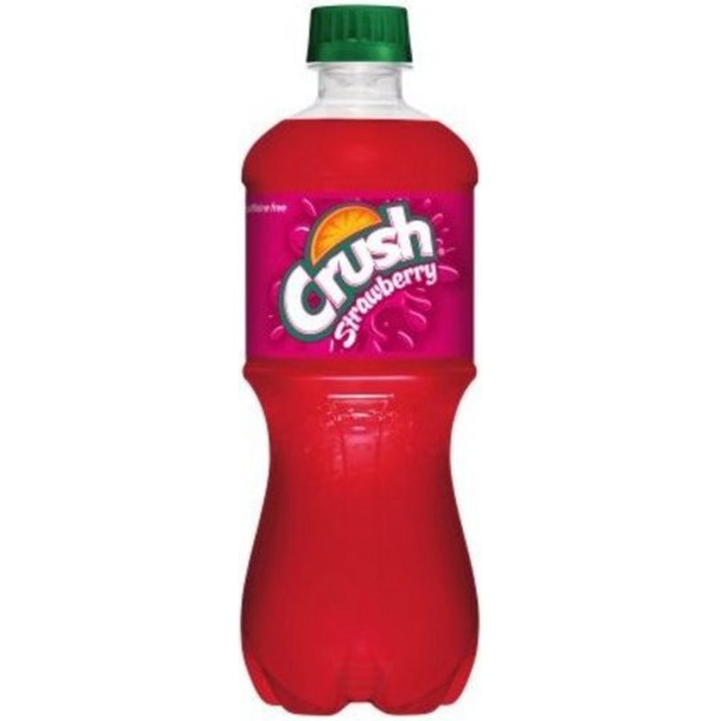 Crush Strawberry Soda, 20 Fl Oz Bottle