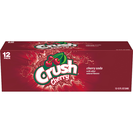 Crush Cherry Soda, 12 Fl Oz Cans