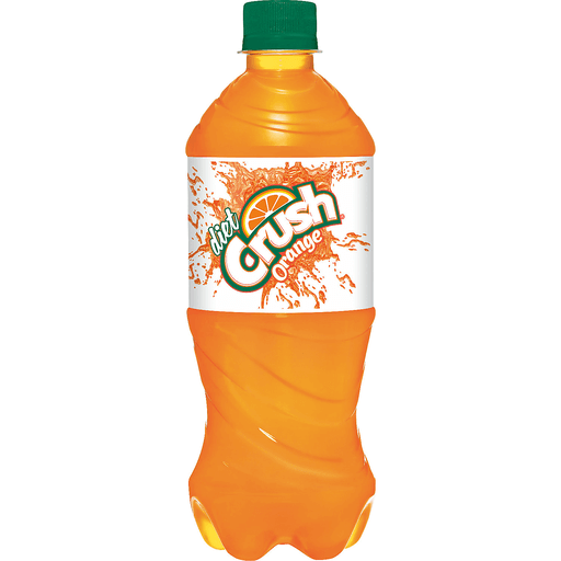 Crush Zero Sugar Orange Soda, 20 Fl Oz Bottle