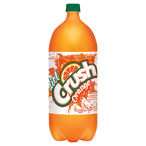 Crush Diet Orange Soda - 2 L Bottle