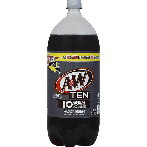 A&W TEN Root Beer - 2 L Bottle
