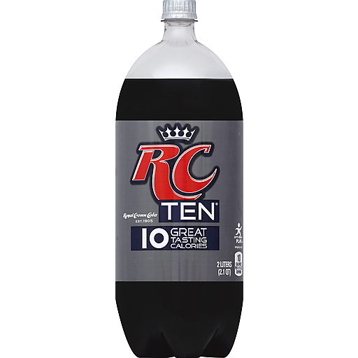 R & C RC Cola TEN, 2 L Bottle