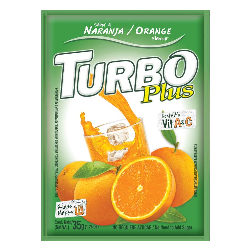 Turbo Plus Drink Mix Orange 45g
