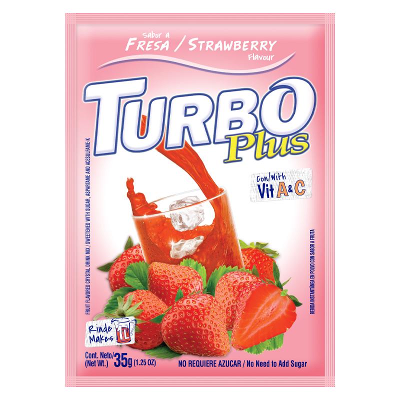 Turbo Plus Drink Mix Strawberry 45g