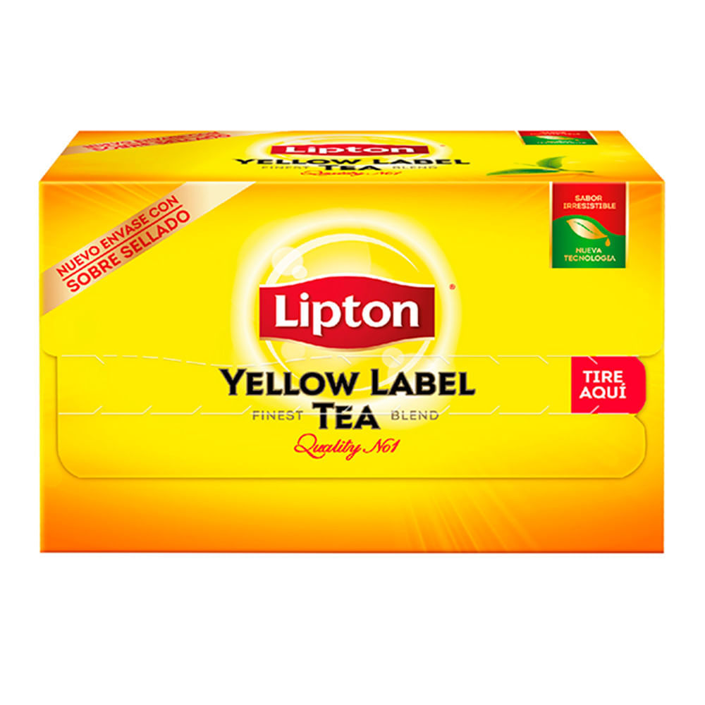 Lipton Te Negro Yellow Label 20 Unidades 40Gr