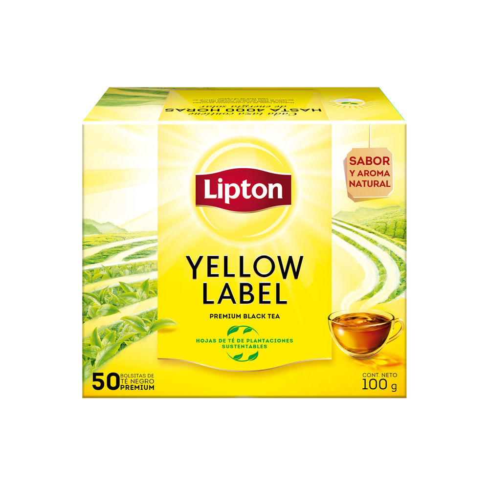 Lipton Te Yellow Label X 50 Saquitos