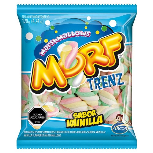 Arcor Marsmalow Morf Trenza 120 Grs