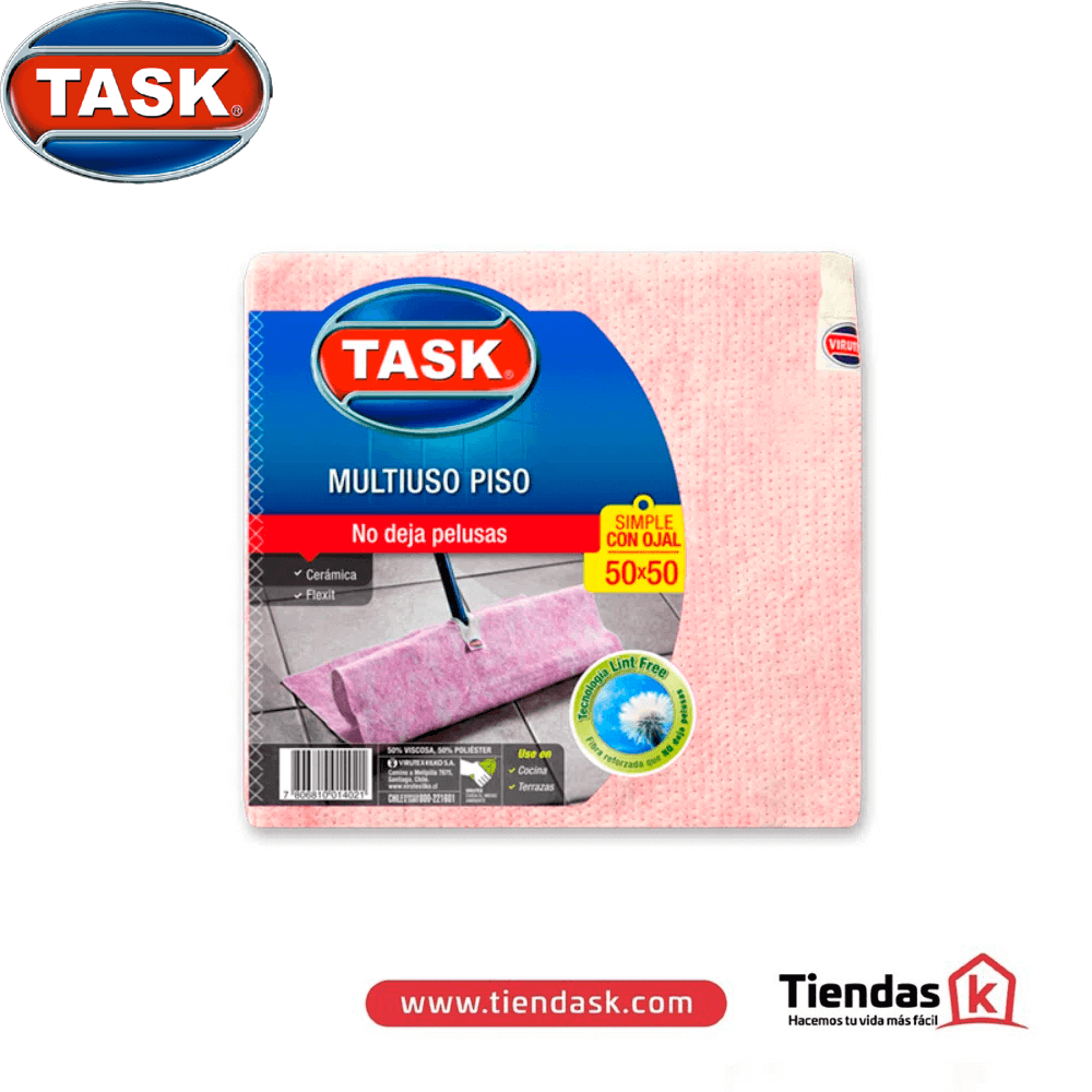 Virutex Trapero Algodon Simple Con Ojal 50x50