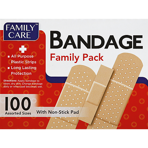 Family Care Coralite Assorted Bandage Strips 110'S