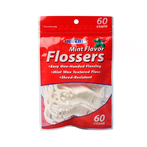 Iodent Mint Flavor Flossers