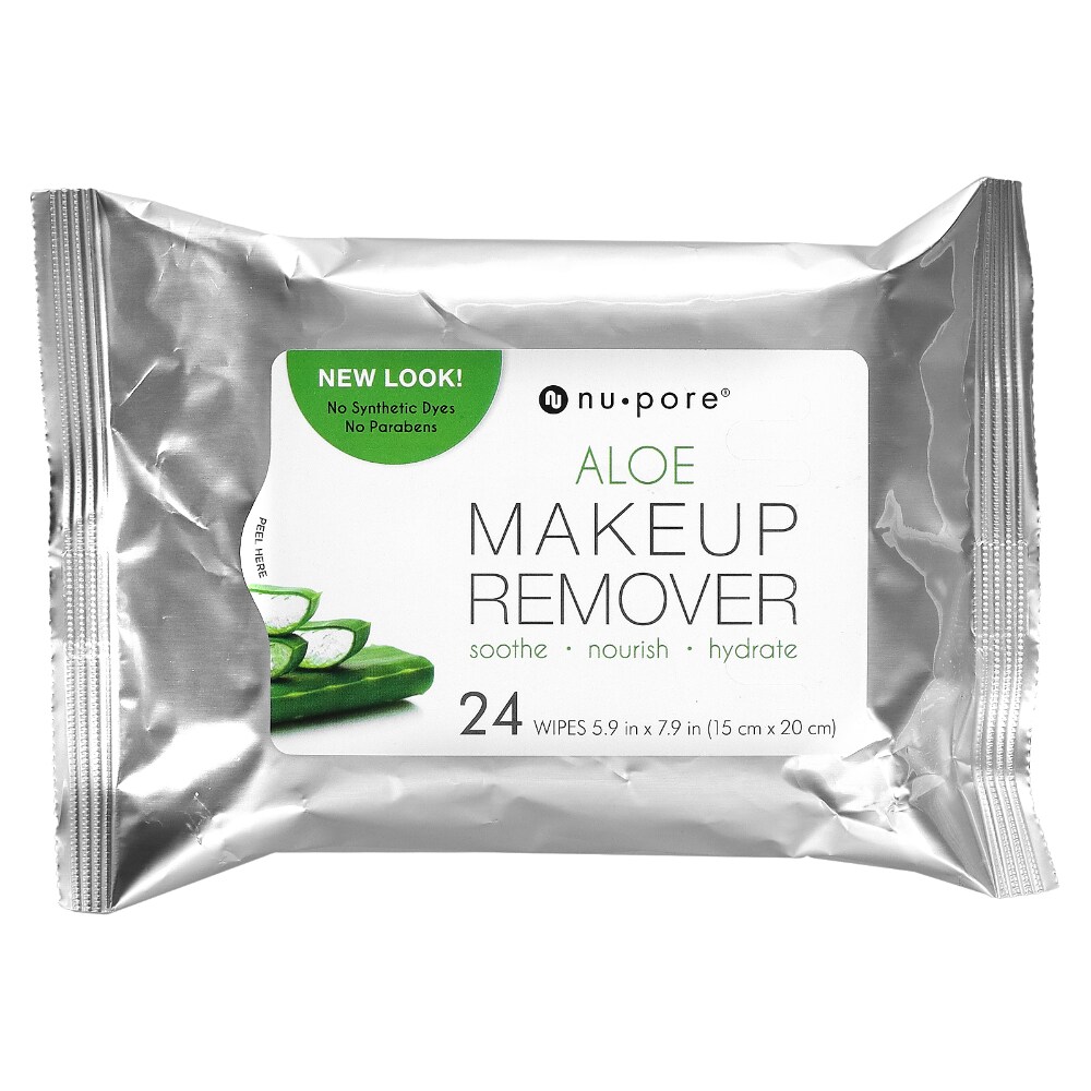 Nu-Pore Aloe Makeup Remover - 24 Wipes