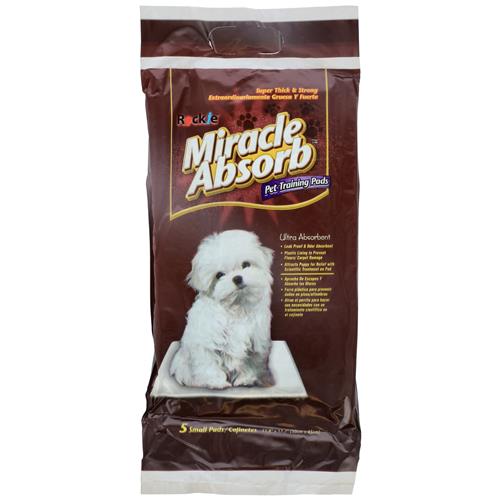 Miracle Absorb Pet Training Pads 5ct Small
