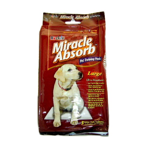 Regent Miracle Absorb Pet Training Pads Lg 3pc-whole