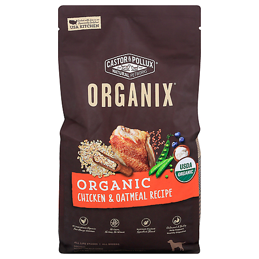 Organix Castor & Pollux Organic Chicken & Oatmeal Recipe Dry Dog Food - 4 Lb Bag