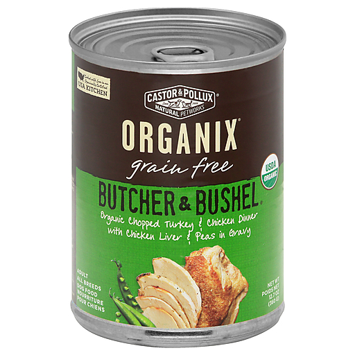 Organix Organic Butcher N Bushel Turkey Chicken Dog Food, 12.7 Oz