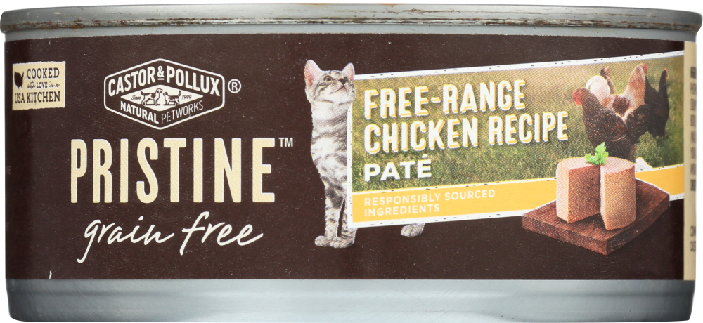 Castor & Pollux Cat Food Pristine Grain Free Chicken, 5.5 Oz