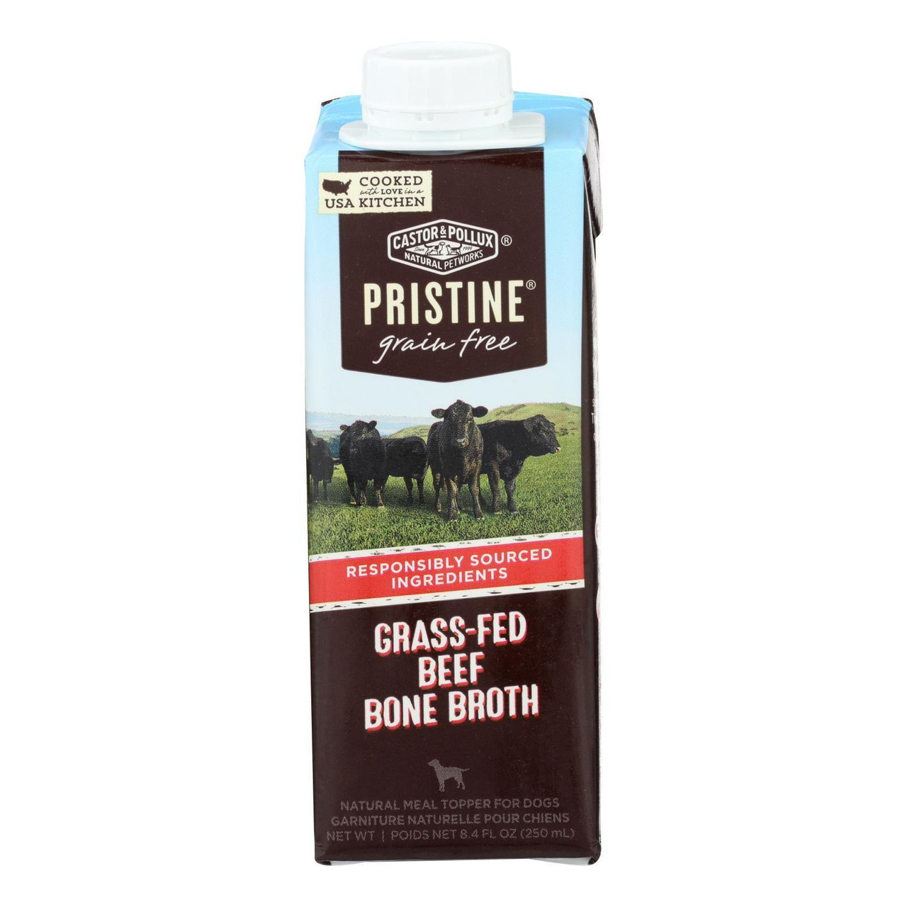Castor & Pollux Broth Green Fr Beef Bone Case Of 24 8.4 FZ