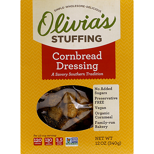 Olivia's Stuffing Cornbread - Case Of 6 - 12 OZ