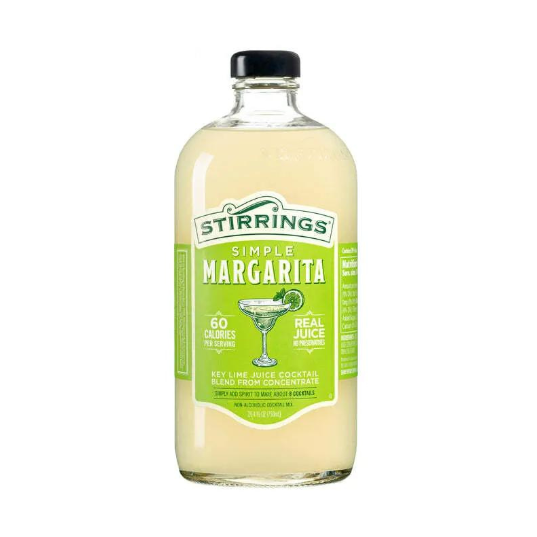 Stirrings Cocktail Mix, Non-Alcoholic, Simple Margarita 25.4 Fl Oz
