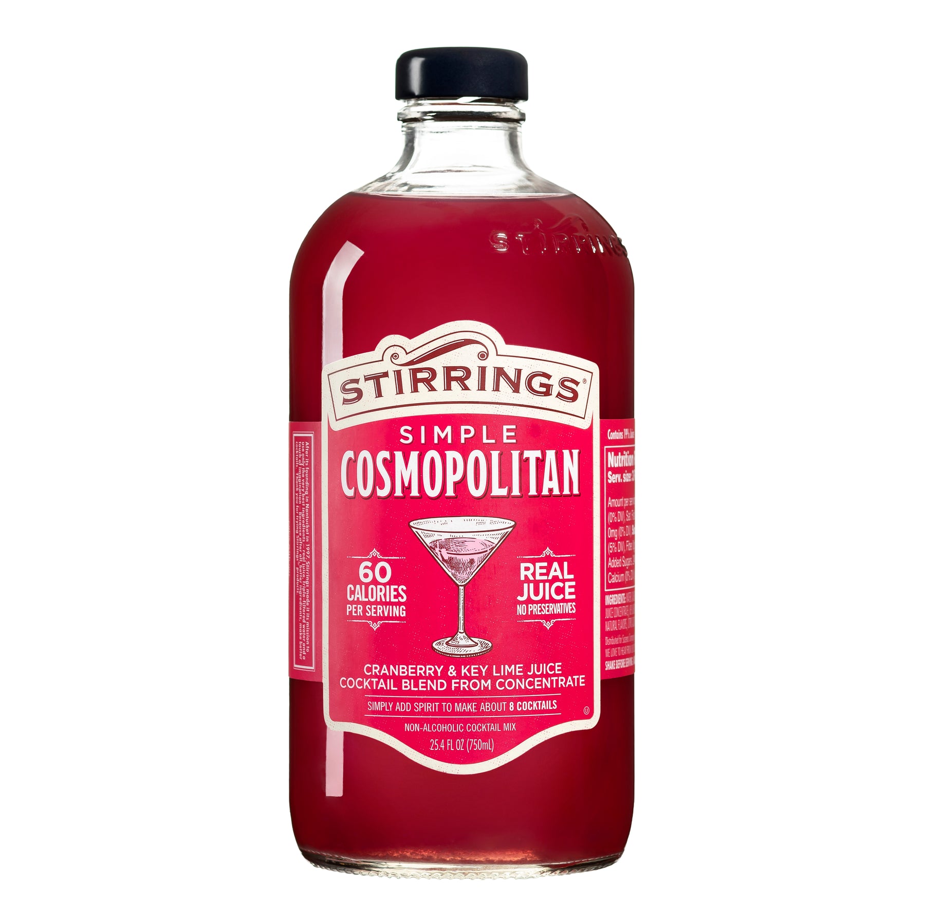 Stirrings Cocktail Mix, Non-alcoholic, Simple Cosmopolitan