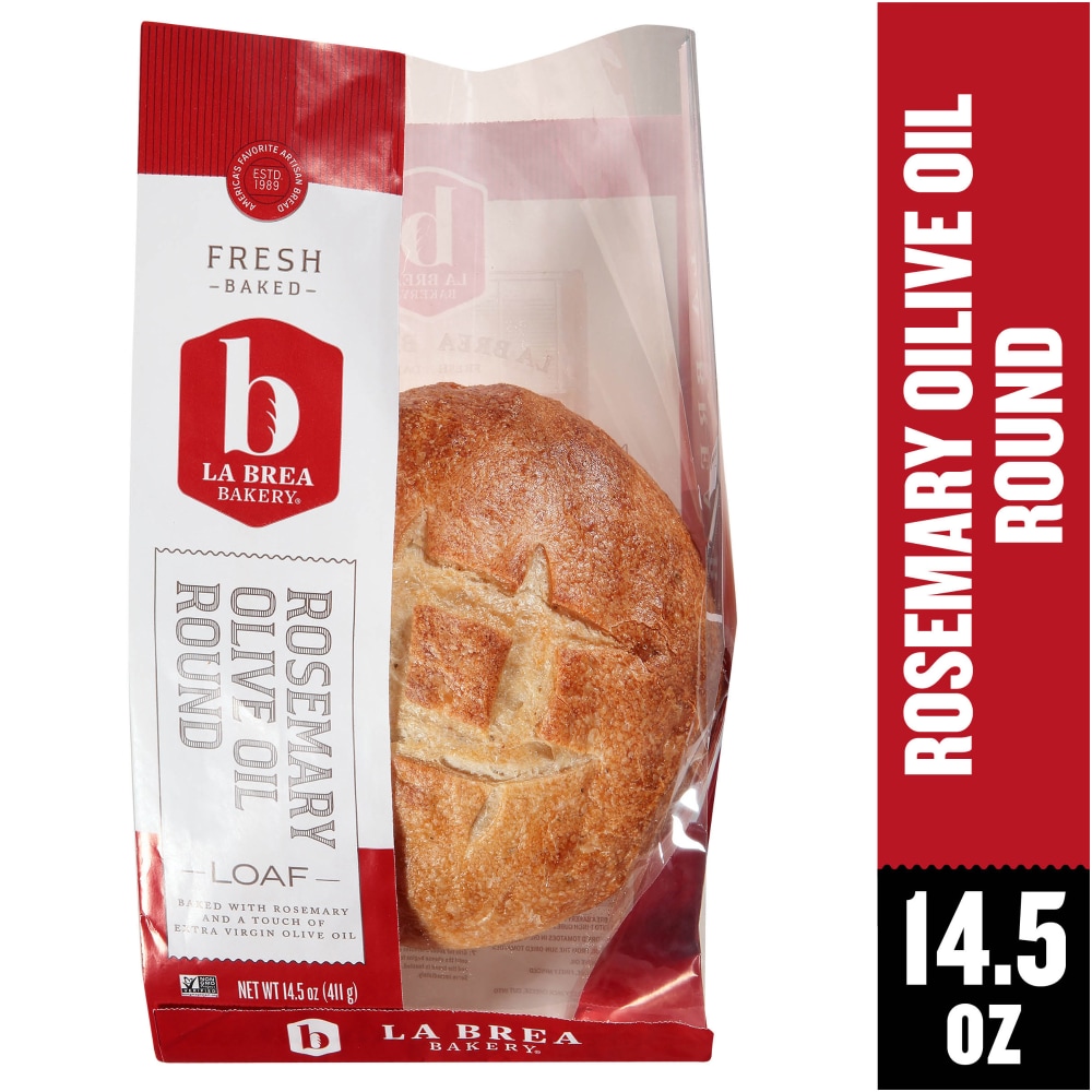 La Brea Bakery Round Rosemary Olive Oil Loaf 14.5 Oz