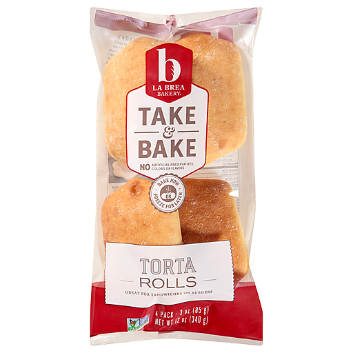 La Brea Bakery Take & Bake 4 Pack Torta Rolls