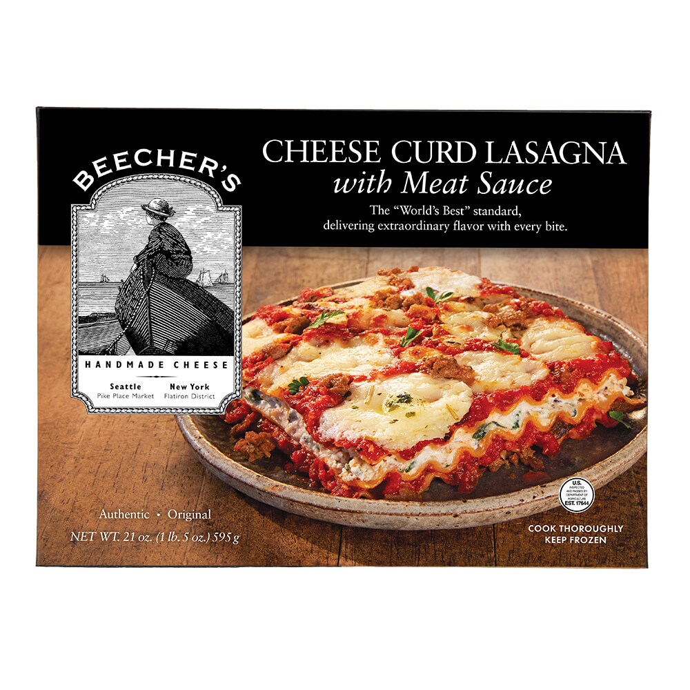 Beecher's Curd Lasagna With Meat Sauce 8/21 Oz [Peterson #30403]