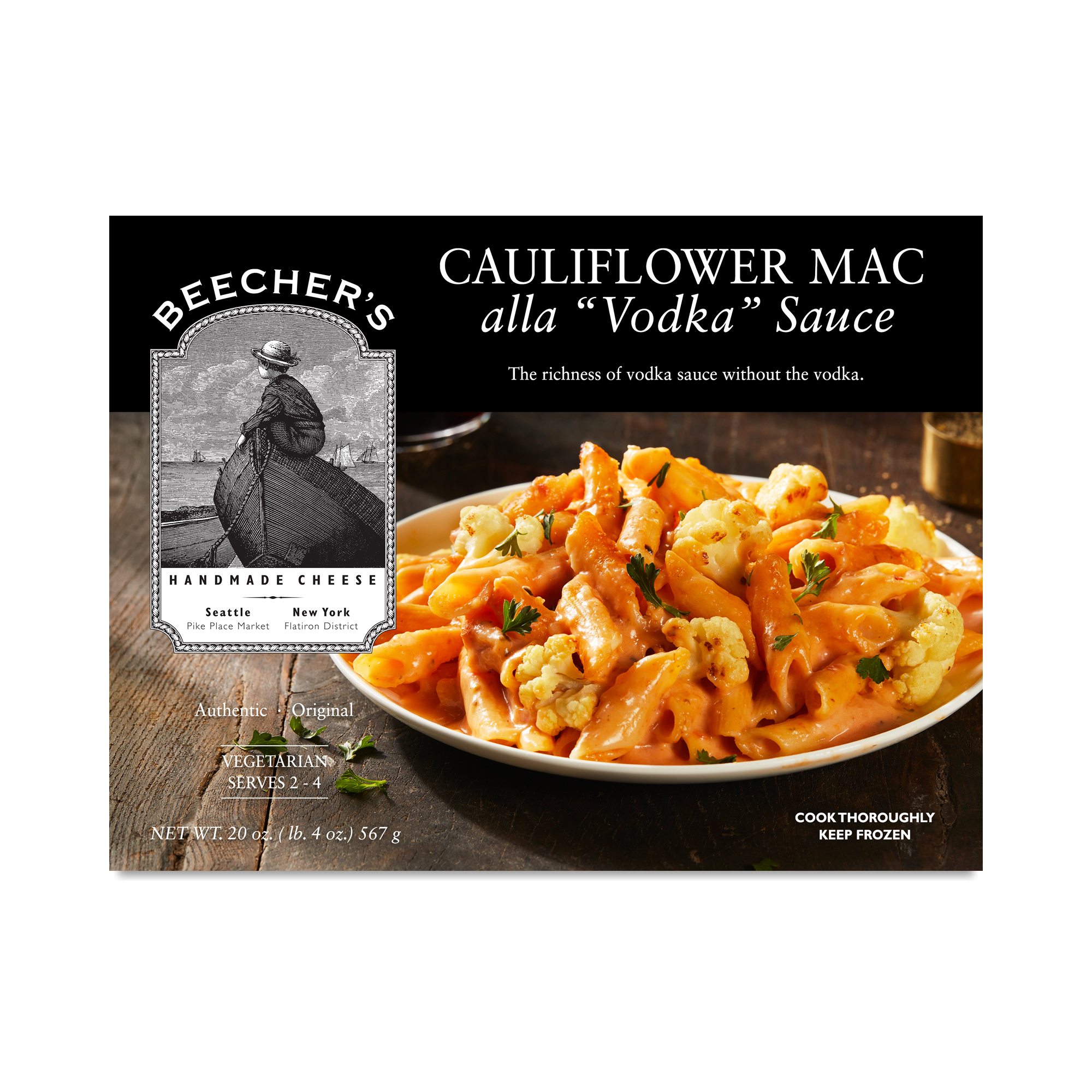 Beecher's Cauliflower Mac Alla Vodka Sauce 20 Oz