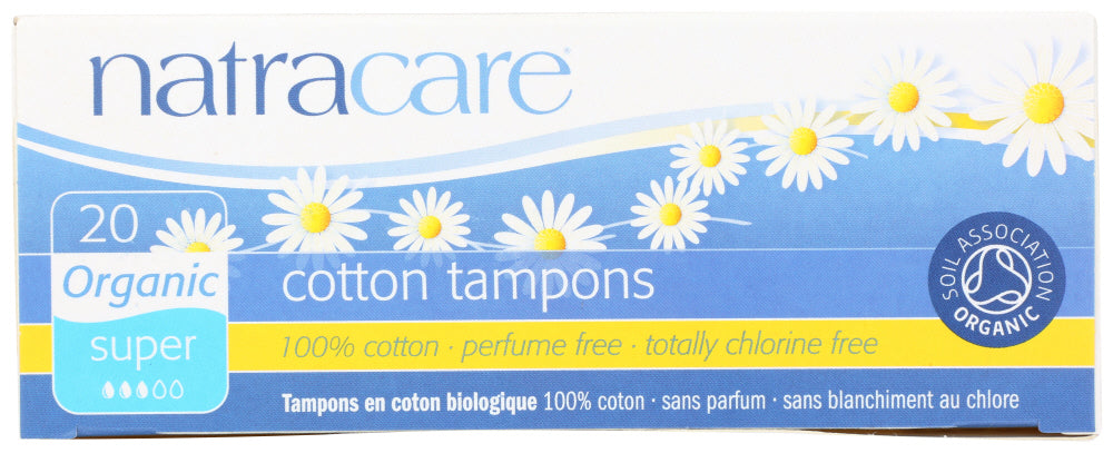 Natracare Organic Spring Tampons Style Box