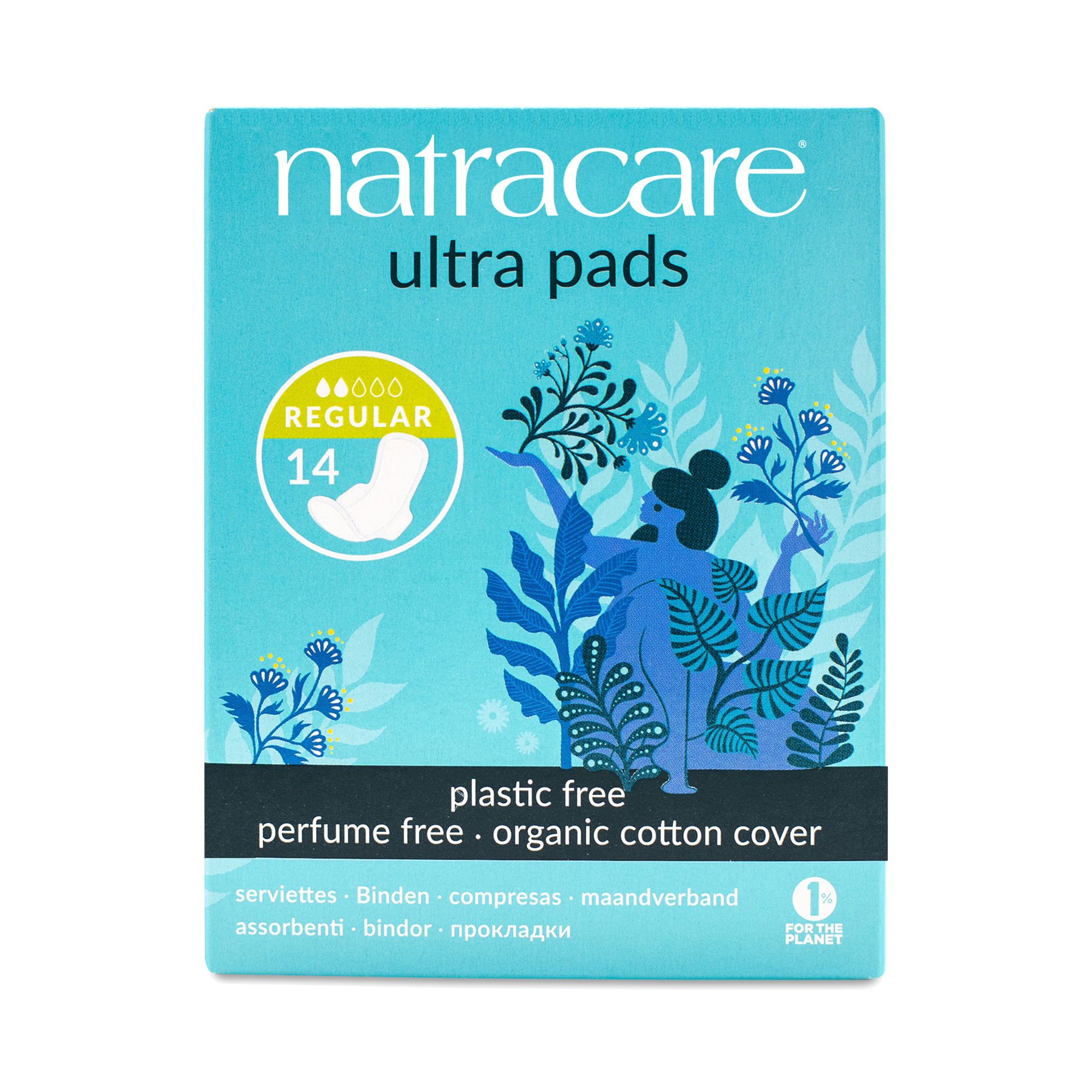 Natracare Natural Ultra Pads W/wings Regular W/organic Cotton Cover