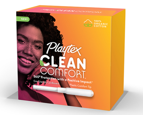 Playtex Tampons, Organic Cotton, Regular