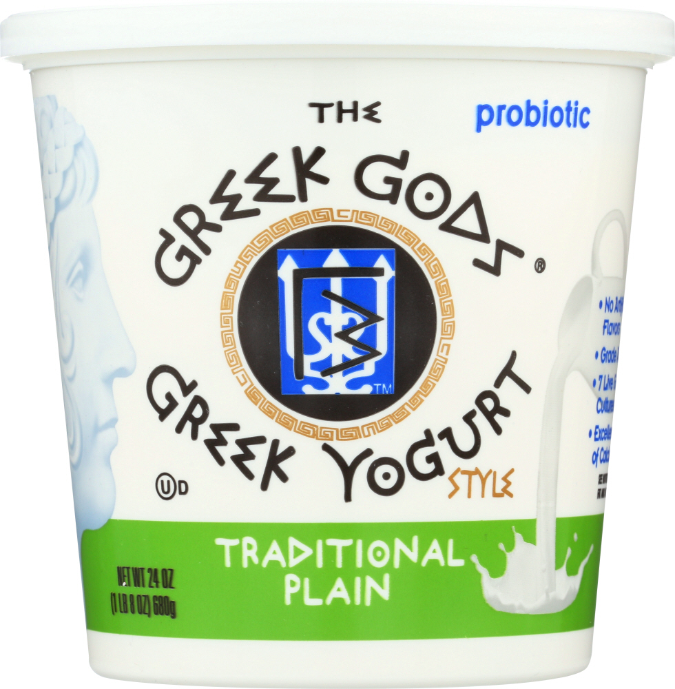 The Greek Gods Plain Traditional Style Yogurt 24 Oz. Tub