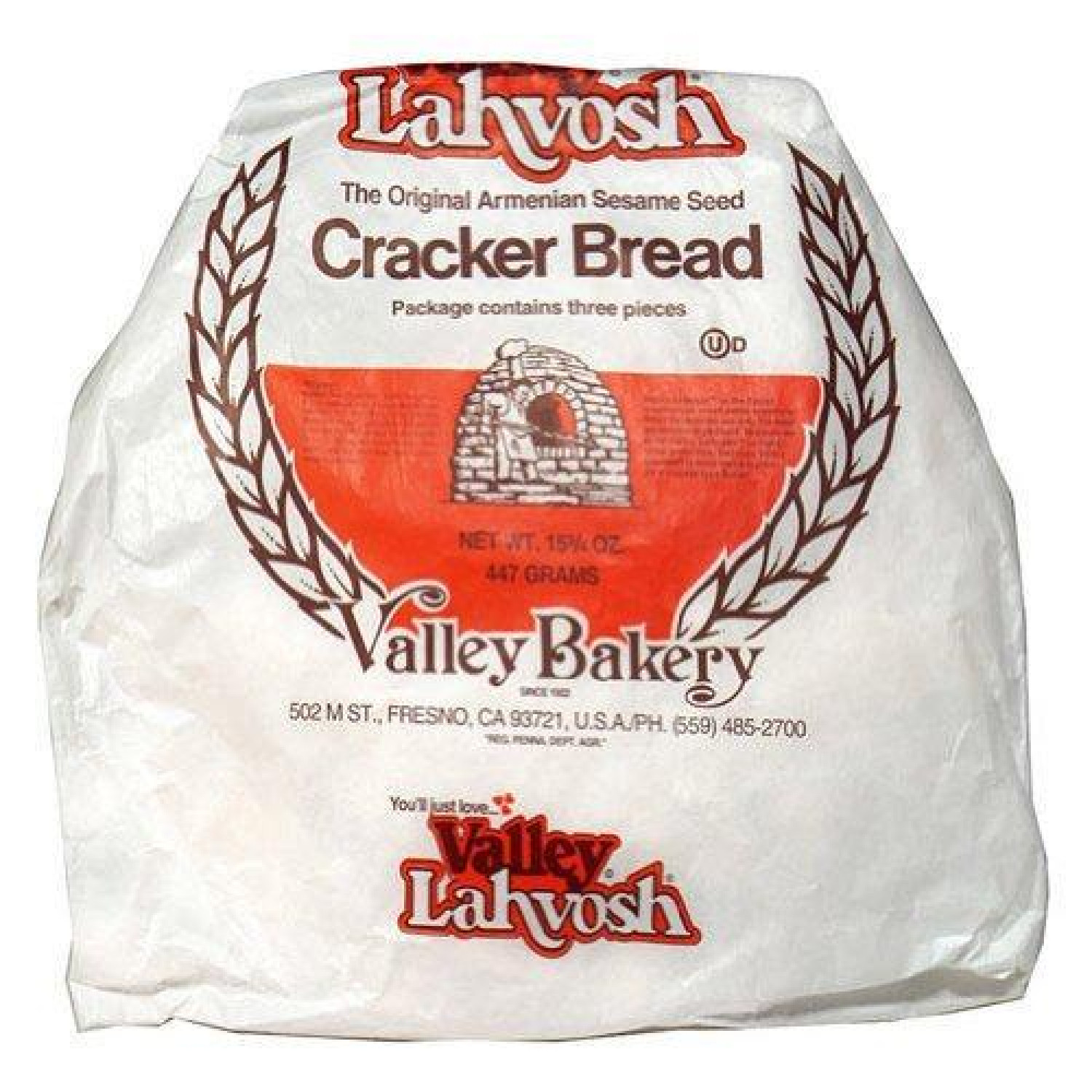 Valley Lahvosh Cracker Bread, The Original Armenian Sesame Seed