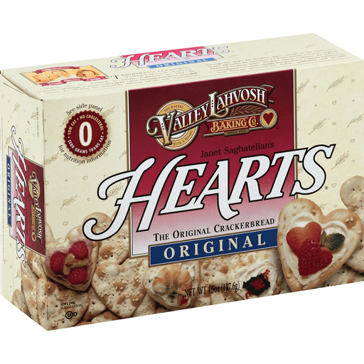 Valley Lahvosh Hearts Original - Case Of 12-4.5 Oz