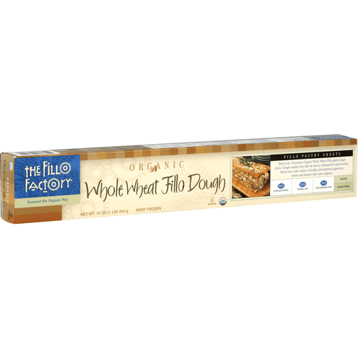 Fillo Factory Dough, Whole Wheat, Pastry Sheets, Organic
