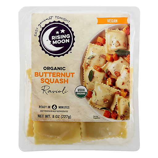 Rising Moon Organics Organic Butternut Squash Ravioli, 8 Oz (frozen)