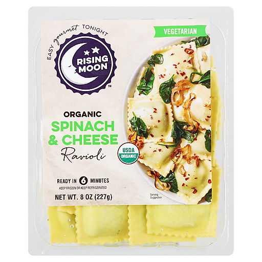 Rising Moon Organic Spinach & Cheese Ravioli 8 Oz