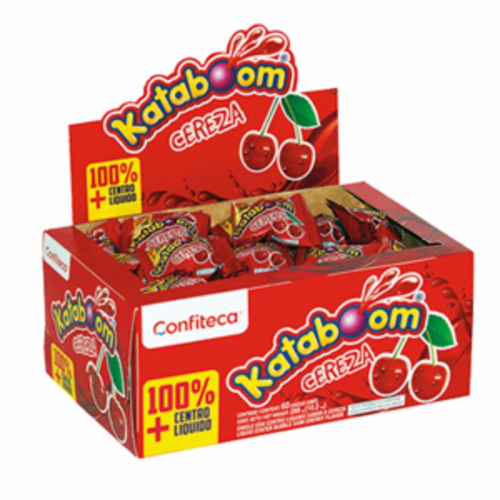 Chicles Kataboom 60U Cereza Confiteca C*20D