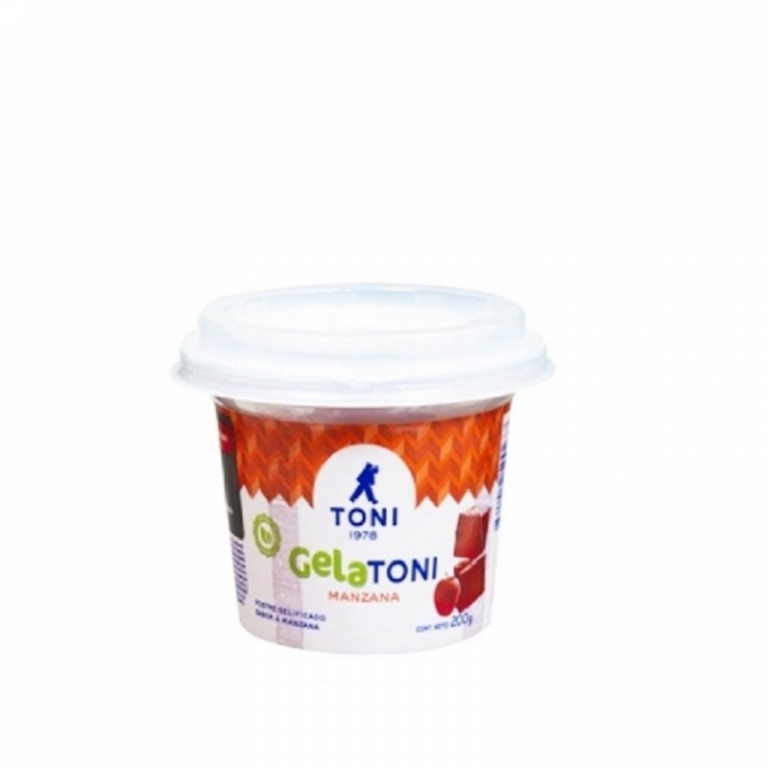 Toni Gelatoni Gelatina En Postre De Manzana 200 Gr
